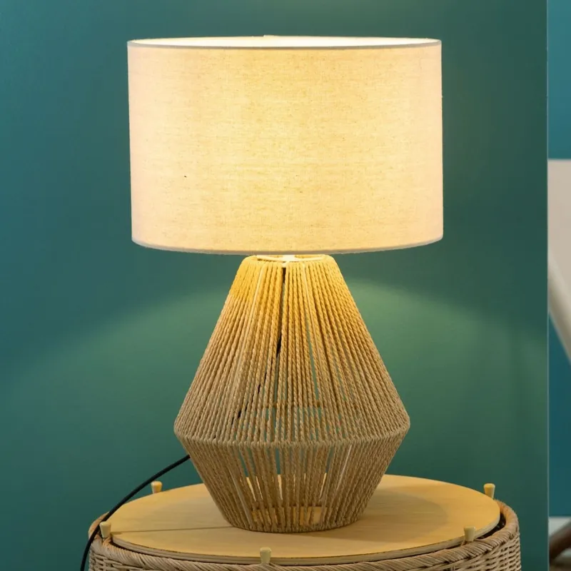Rychlé Dodání Brilliant - Stolní lampa LARAINE 1xE27/42W/230V béžová