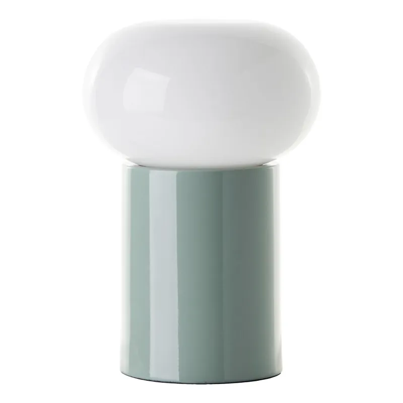 Brilliant - Stolní lampa KNUT 1xE27/25W/230V zelená/bílá Dokud Zásoby Vydrží