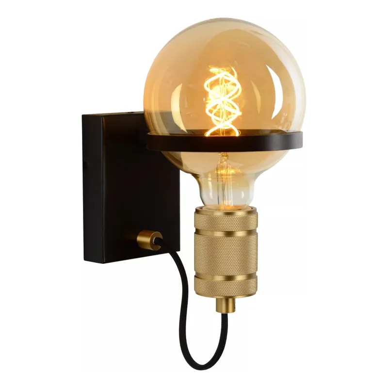 Lucide 30271/01/30 - Nástěnná lampa OTTELIEN 1xE27/60W/230V černá Tovární Cena