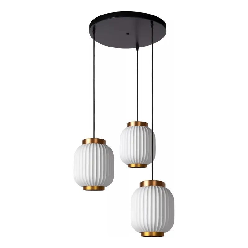 Lucide 13435/03/31 - Lustr na lanku GOSSE 3xE27/40W/230V porcelán Super Cena