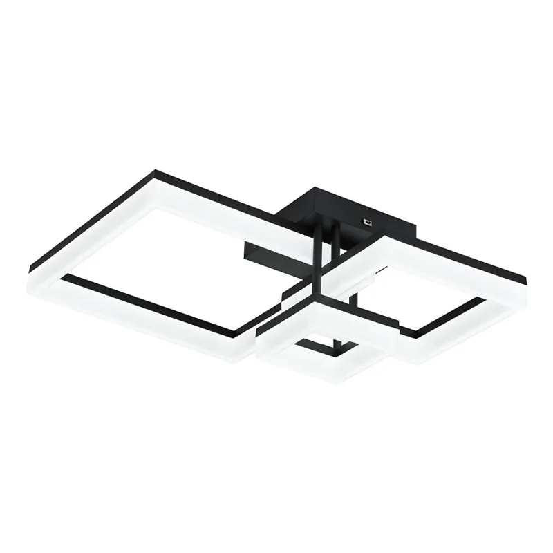 Rabalux - LED Stropní svítidlo LED/22W/230V 3000/4000/6500K černá 47x47 cm Horká Nabídka