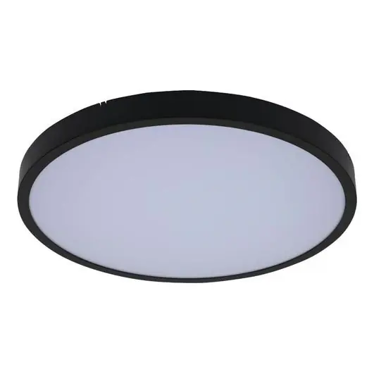 Sezónní Sleva Rabalux - LED Stmívatelné koupelnové stropní svítidlo LED/24W/230V 3000-6000K IP44 pr. 35,5 cm černá + dálkové ovládání