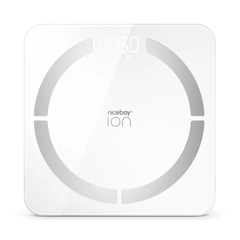 Niceboy ION SmartScale - Chytrá digitální osobní váha 3xAAA bílá Cenově Výhodný