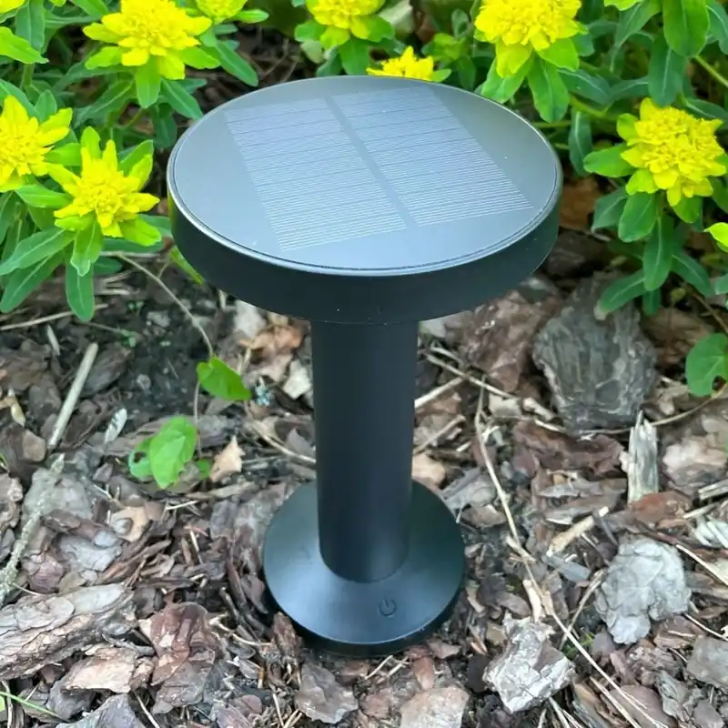 Zuma Line - LED Stmívatelná solární nabíjecí stolní lampa LED/2W/2000 mAh IP44 černá Nízká Cena