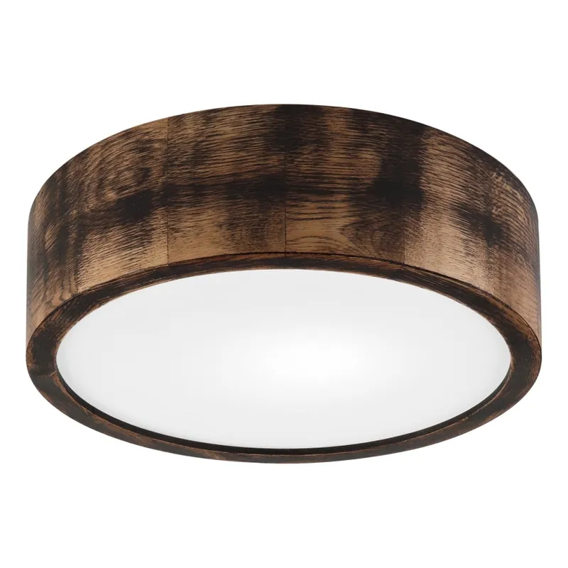 Stropní svítidlo OAK SMOKY 1xE27/15W/230V pr. 27,5 cm dub/tmavě hnědá Expresní Doručení