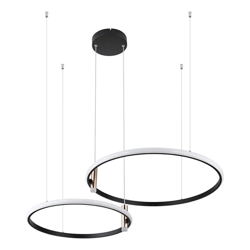 Globo - LED Stmívatelný lustr na lanku LED/55W/230V 2700-6000K černá + dálkové ovládání Omezená Nabídka