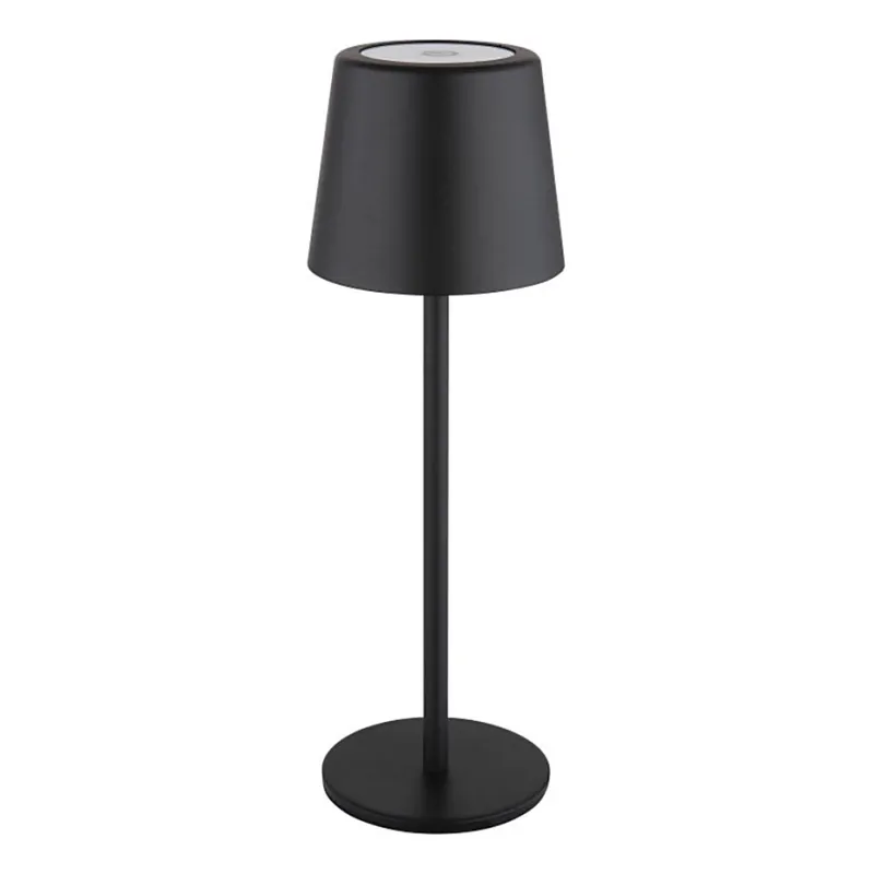 Globo - LED Stmívatelná venkovní dotyková stolní lampa LED/2W/5V 3000/4000/6000K 2200 mAh IP44 černá Víkendová Akce