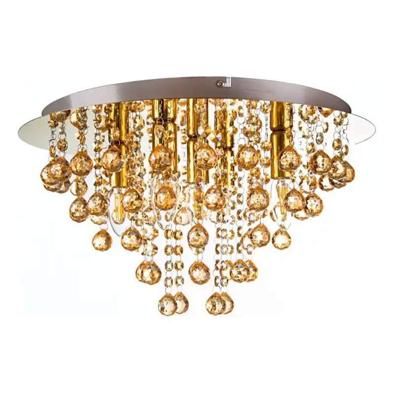 Akce Globo - Stropní svítidlo 5xE14/40W/230V pr. 46 cm zlatá