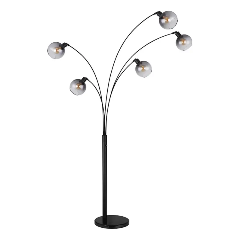 Objednat Nyní Globo - Stojací lampa 5xE27/40W/230V kouřová