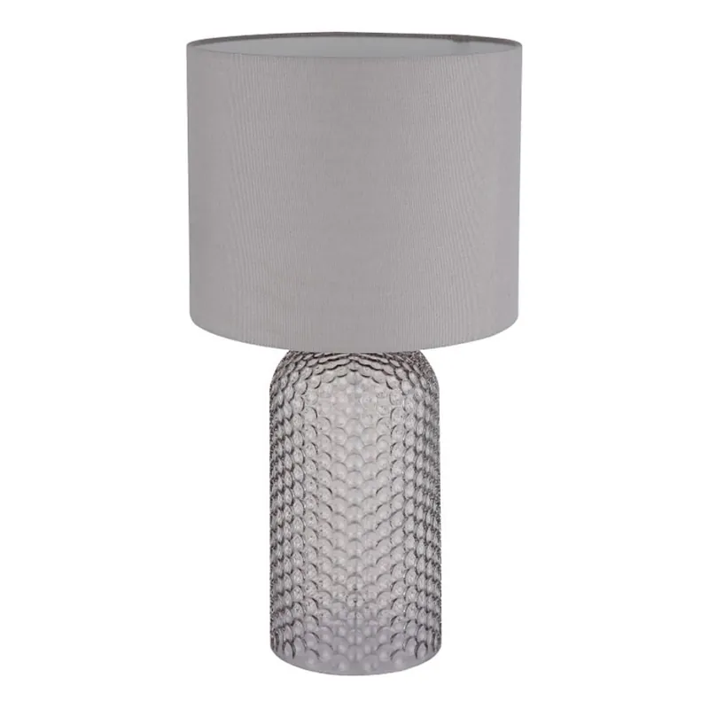 Bezpečná Platba Globo - Stolní lampa 1xE27/60W/230V šedá