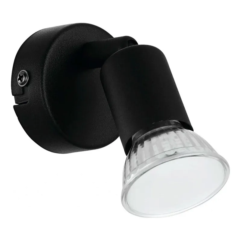 Eglo 780457 - LED Nástěnné bodové svítidlo ESCALERA 1xGU10/2,8W/230V 3000K černá Cenově Výhodný