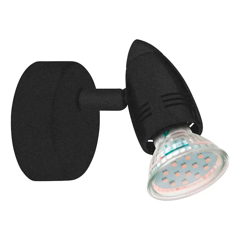 Super Cena Eglo 780443 - LED Nástěnné bodové svítidlo SABADELL 1xGU10/2,8W/230V 3000K černá