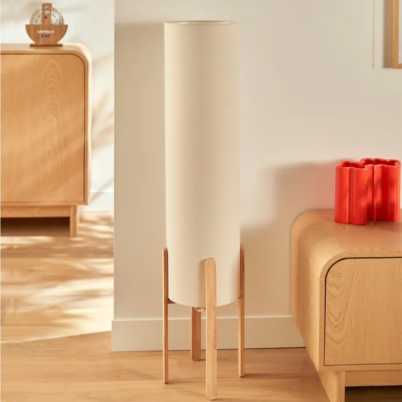 Výhodná Nabídka Atmosphera - Stojací lampa KEYAH 1xE27/25W/230V kaučukovník