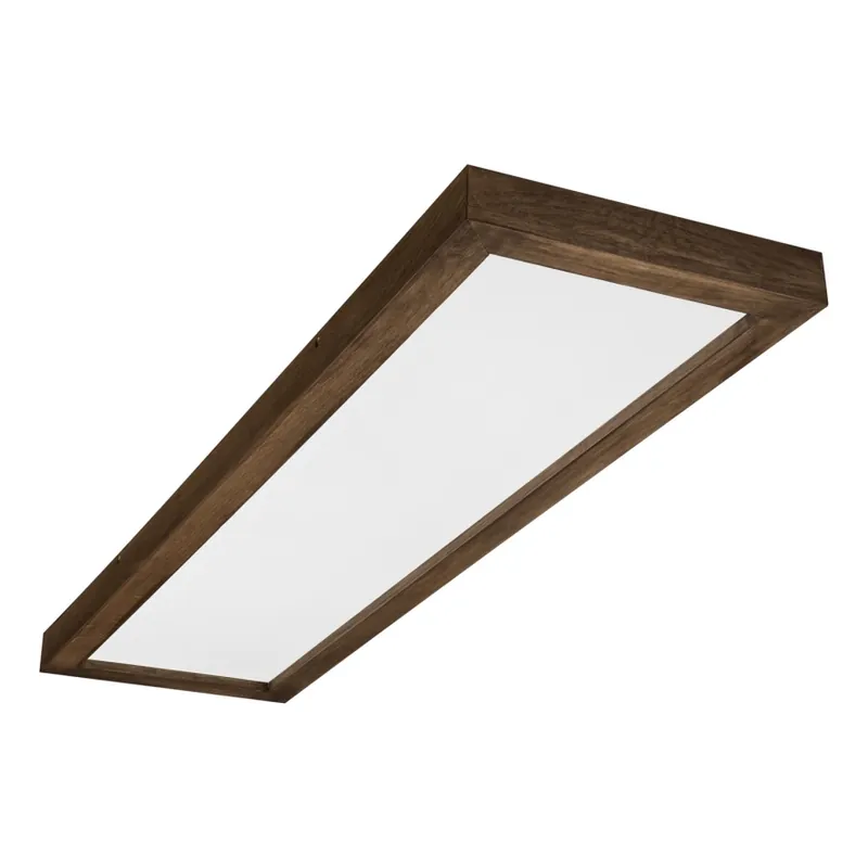 Brilagi - LED Koupelnové stropní svítidlo WOODY FRAME LED/50W/230V 120x30 cm IP44 dub ořech Výhodná Nabídka