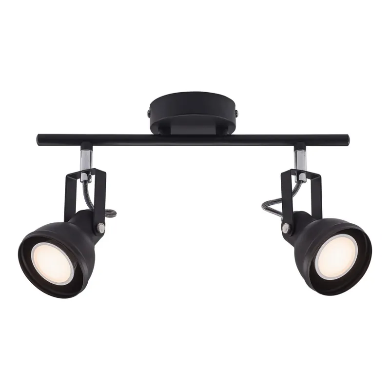 Nordlux - Bodové svítidlo ASLAK 2xGU10/35W/230V černá Finální Výprodej