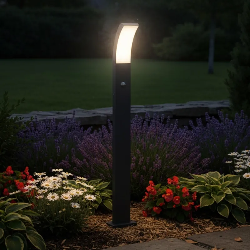 Rychlé Dodání Brilagi - LED Venkovní lampa se senzorem ARCELO LED/9W/230V 80 cm IP44