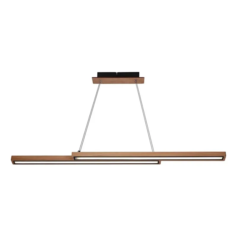 LED Lustr na lanku SENTO LED/19W/230V dřevo Cenově Výhodný