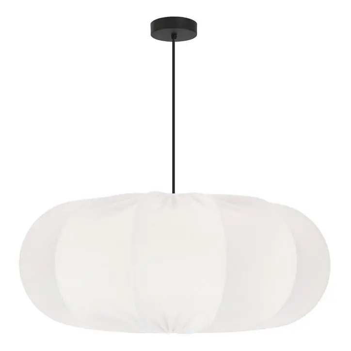 Nízká Cena Lustr na lanku CAFEE 1xE27/40W/230V pr. 52 cm bílá