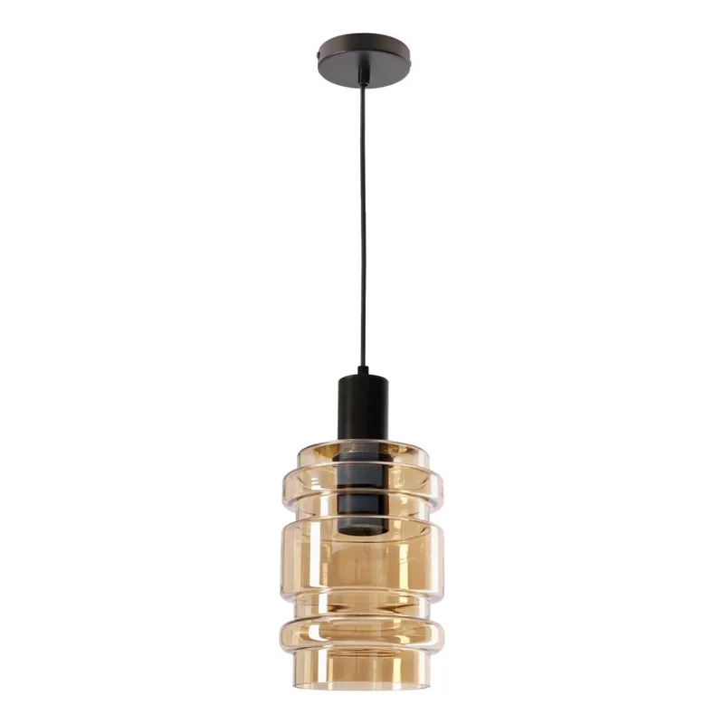 Lustr na lanku RADON 1xE27/40W/230V kouřová béžová Kup Teď