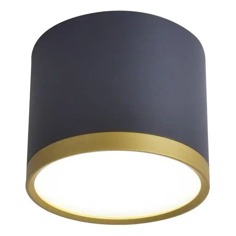 LED Bodové svítidlo TUBA LED/9W/230V černá/zlatá Nejlepší Cena