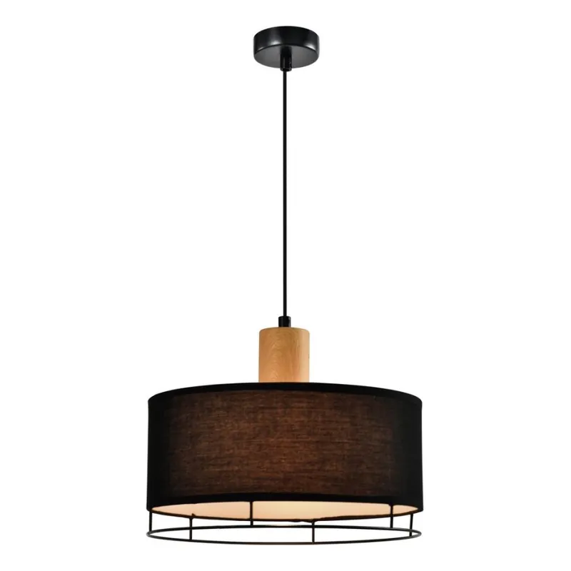Vysoce Kvalitní Lustr na lanku ARDI 1xE27/40W/230V černá/hnědá