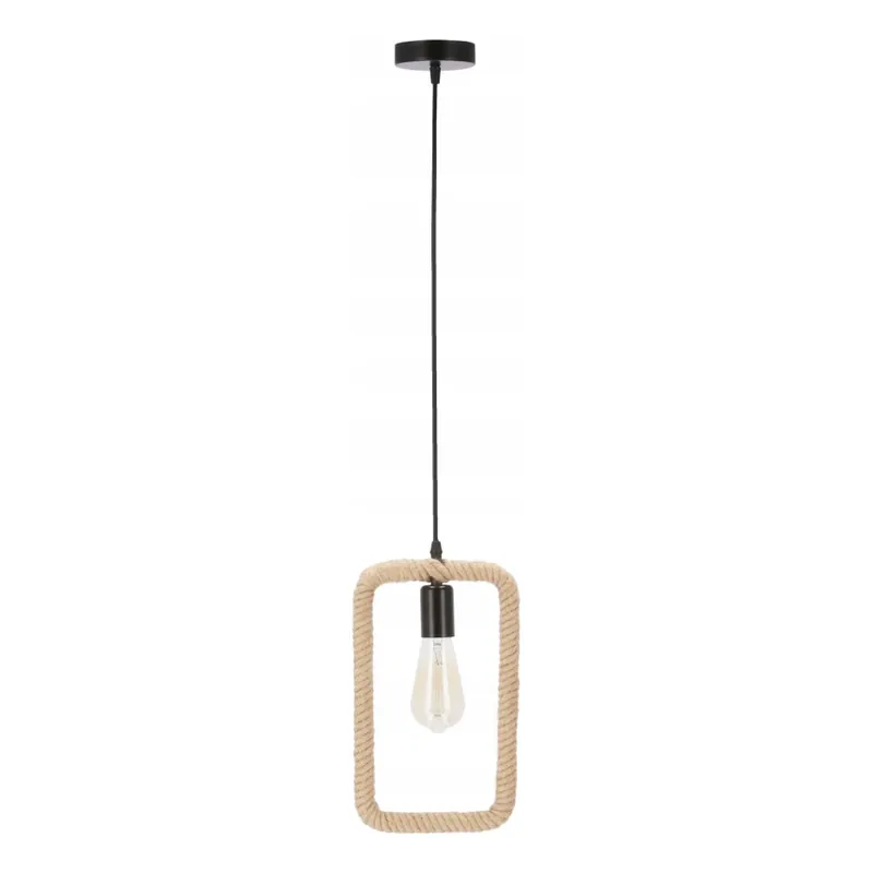 Originální Lustr na lanku OSTOR 1xE27/40W/230V béžová/černá