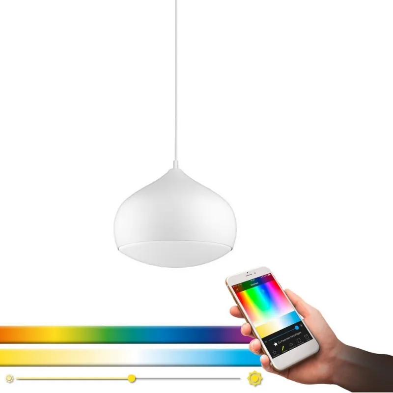 Eglo 98047 - LED RGBW Stmívatelný lustr na lanku COMBA-C LED/18W/230V Expresní Doručení