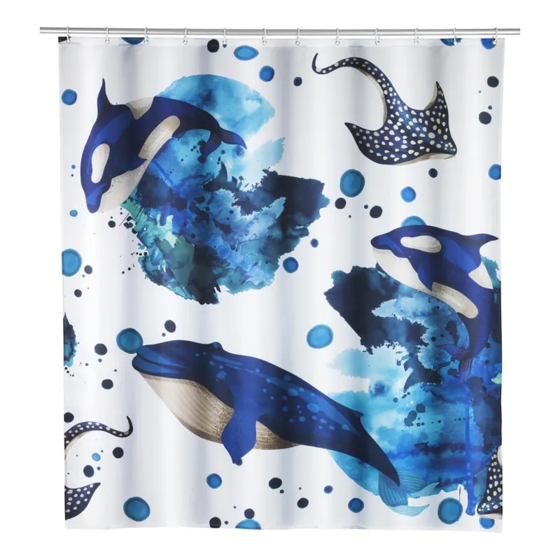 WENKO 25749100 - Sprchový závěs AQUARIS 180x200 cm pestrobarevná Nejlepší Cena