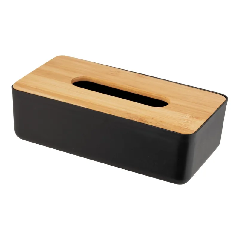 Omezená Nabídka WENKO 25319100 - Kosmetický box ROTELLO 24x12,7 cm černá/hnědá