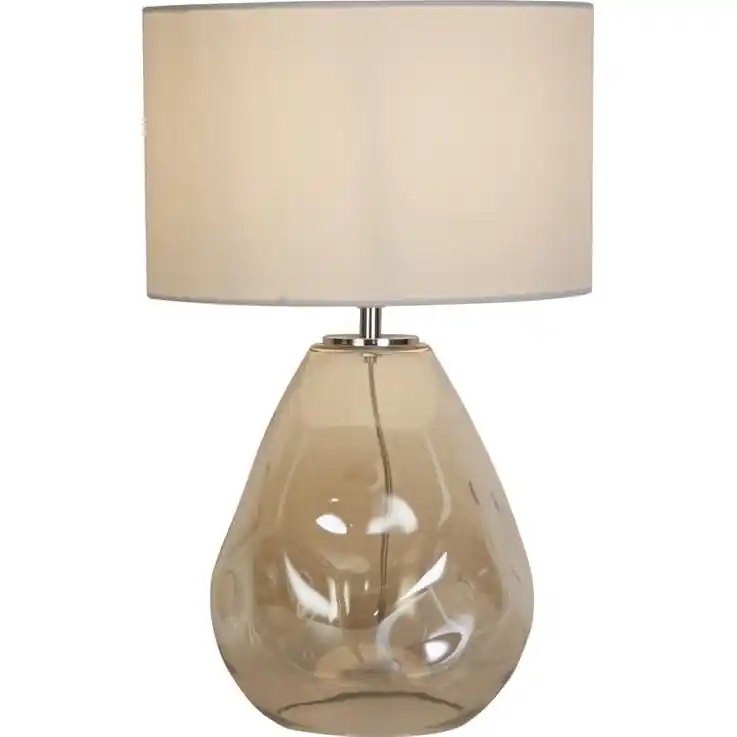 Searchlight - Stolní lampa DEVON 1xE27/60W/230V šedá/kouřová Nejprodávanější