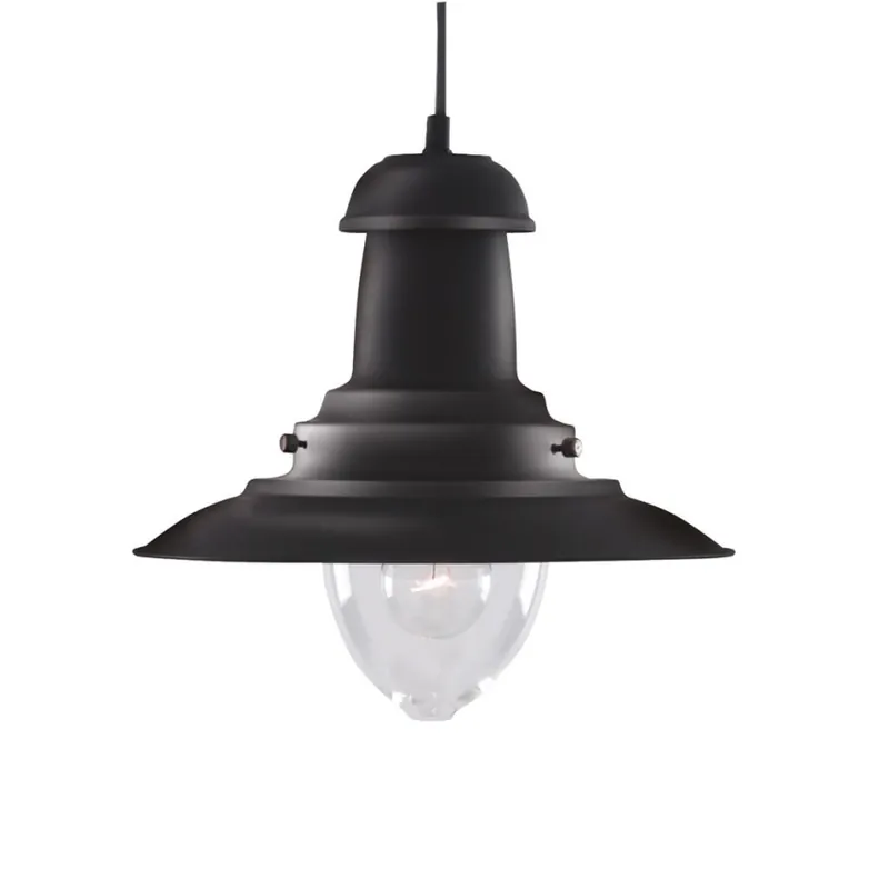Objednat Nyní Searchlight - Lustr na lanku FISHERMAN 1xE27/60W/230V černá