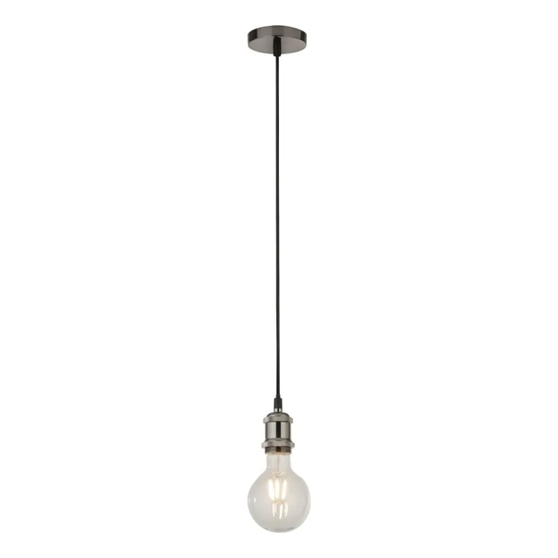 Searchlight - Lustr na lanku SUSPENSION 1xE27/60W/230V stříbrná Aktuální
