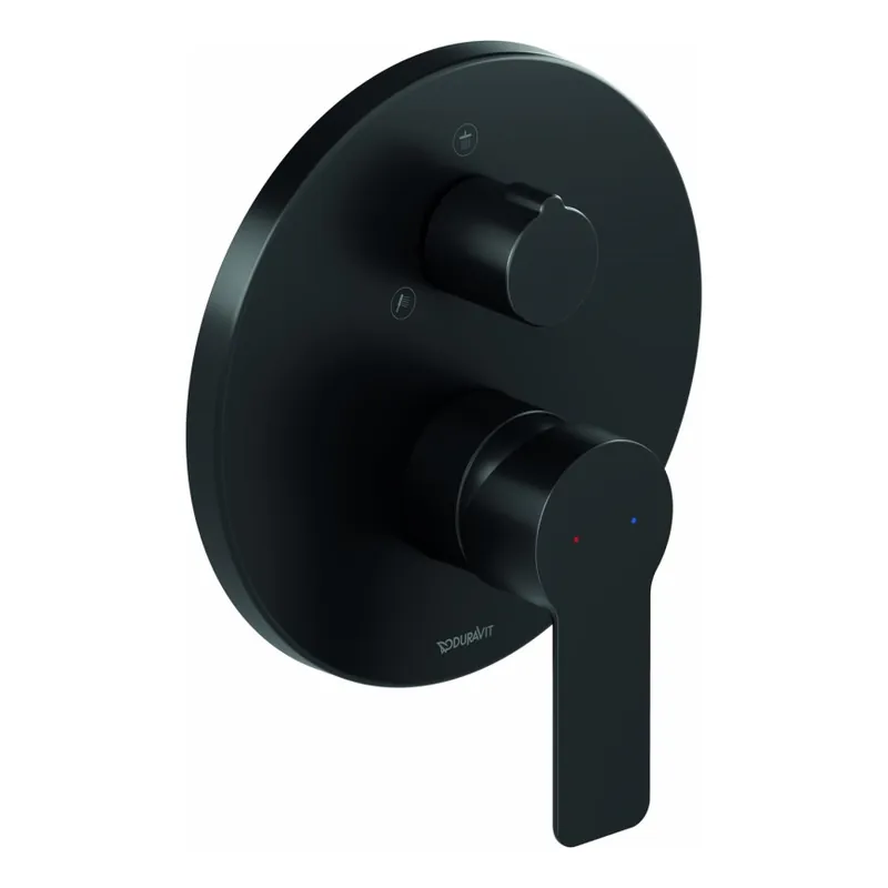 Duravit DC4210012046 - Sprchová baterie pro podomítkovou instalaci D-CODE matná černá Poslední Šance