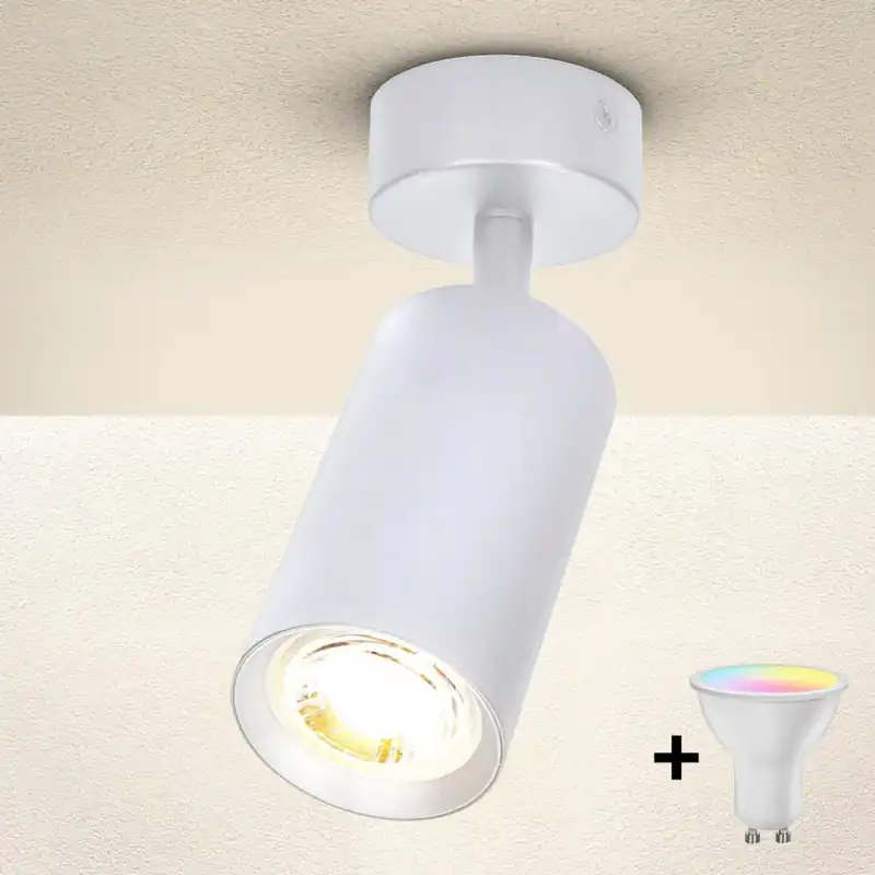 Brilagi - LED RGBW Stmívatelné bodové svítidlo SELE 1xGU10/4,8W/230V 3000K bílá + dálkové ovládání Výhodná Nabídka