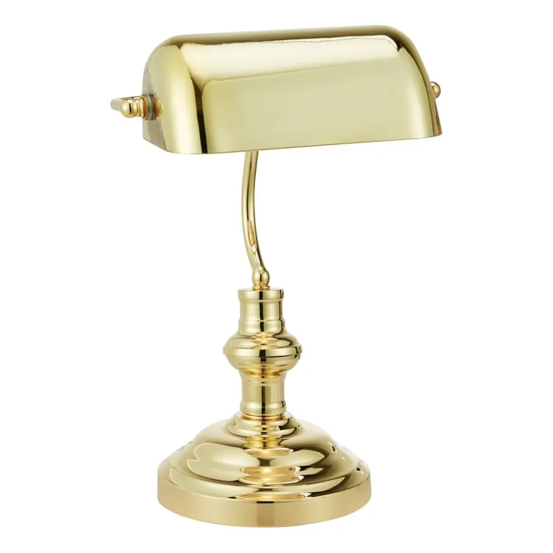Markslöjd 108977 - Stolní lampa BANKERS 1xE14/40W/230V zlatá Novinka