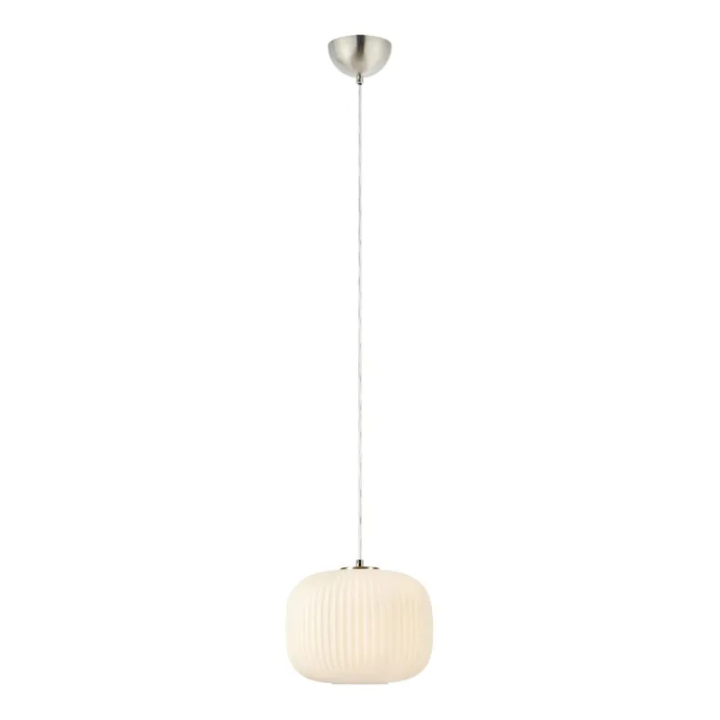Markslöjd 109008 - Lustr na lanku SOBER 1xE27/40W/230V pr. 25 cm matný chrom Vrácení Zdarma