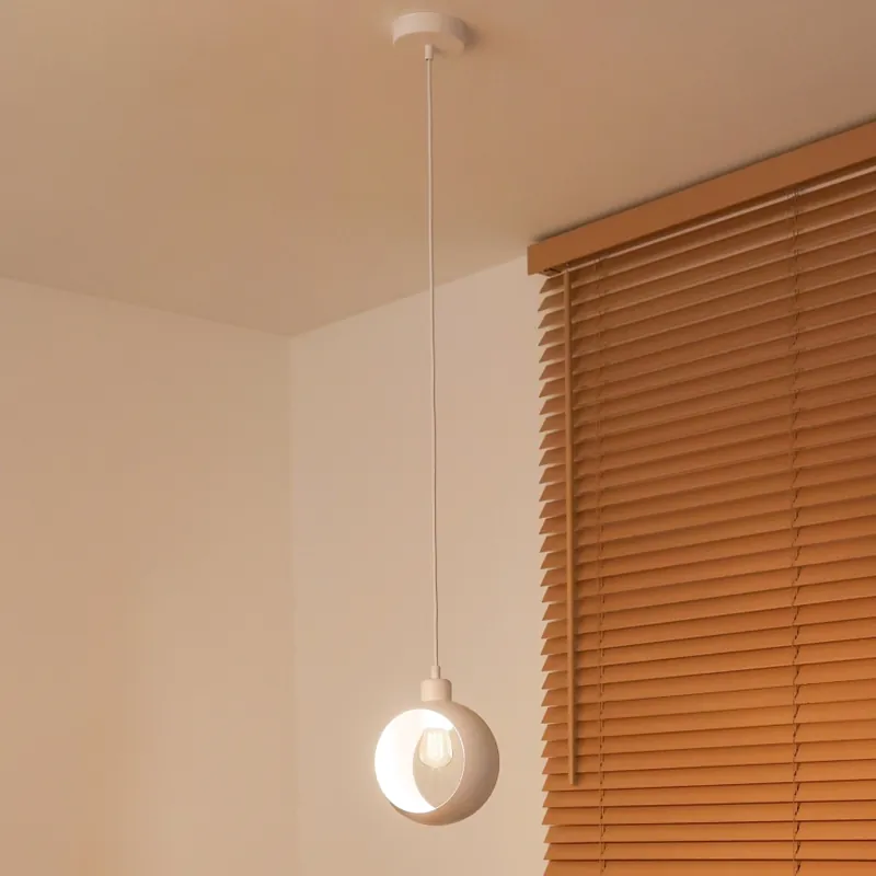 Autentický Duolla - Lustr na lanku IRONLINE 1xE27/15W/230V bílá