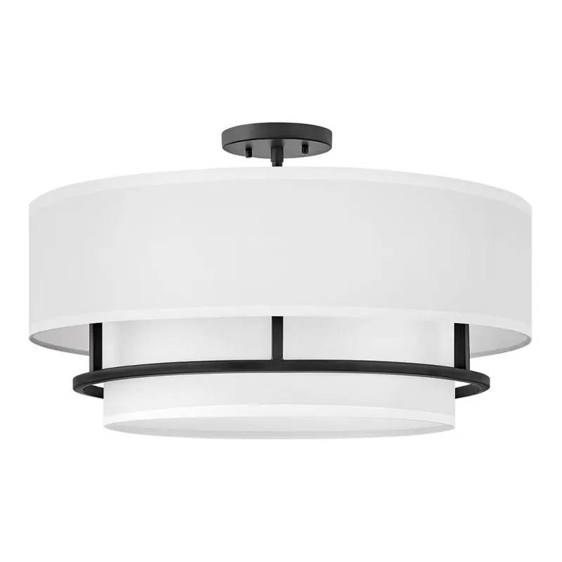 Levný Hinkley - Přisazený lustr GRAHAM 4xE14/40W/230V černá