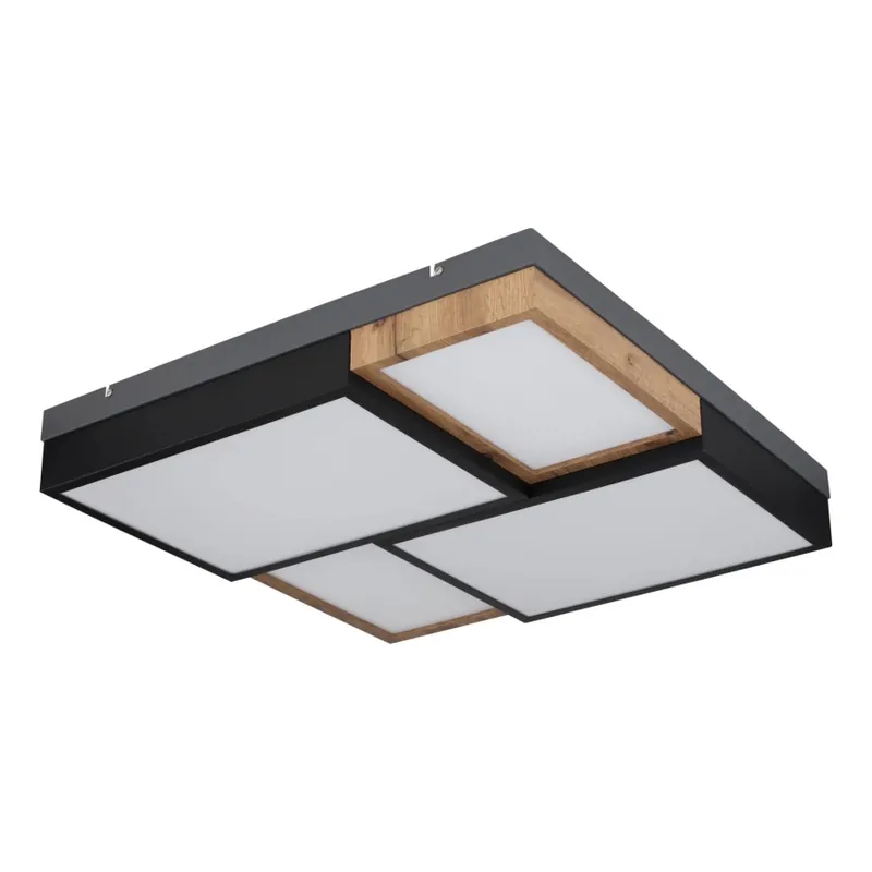 Globo 67286-50 - LED Stropní svítidlo GUNDI LED/50W/230V 60x60 cm hnědá/černá Nová Kolekce