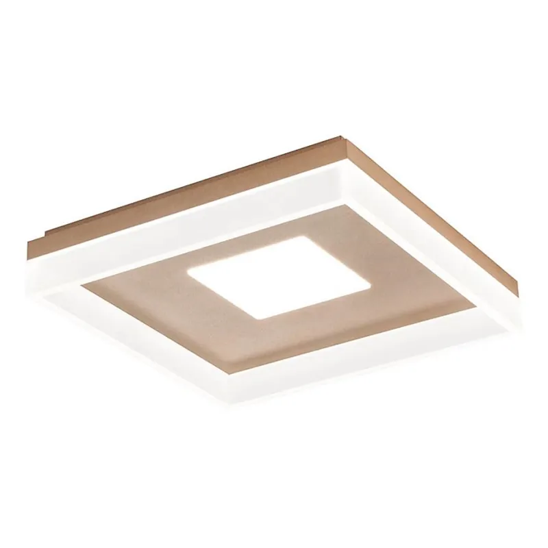 Redo 01-1998 - LED Stmívatelné stropní svítidlo MAYA LED/42W/230V 42,5x42,5 cm zlatá Nejlepší Volba