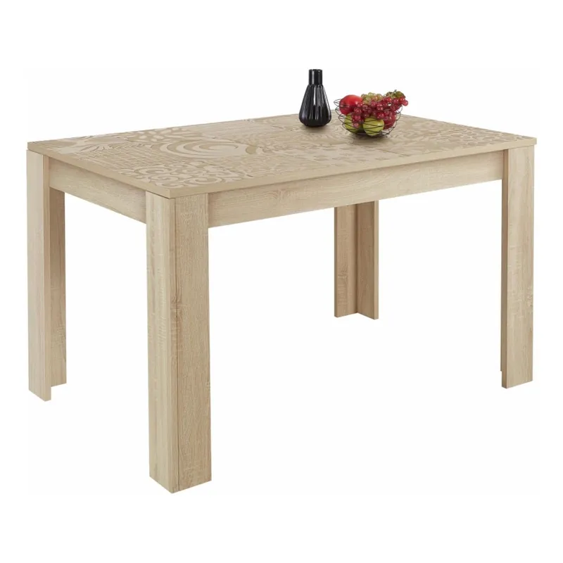 Rozkládací jídelní stůl ARIA 137/185x90 cm dub sonoma Ihned K Objednání