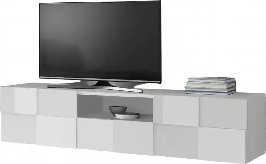 Televizní stolek SERIAN 184x42x42 cm bílá Omezená Nabídka
