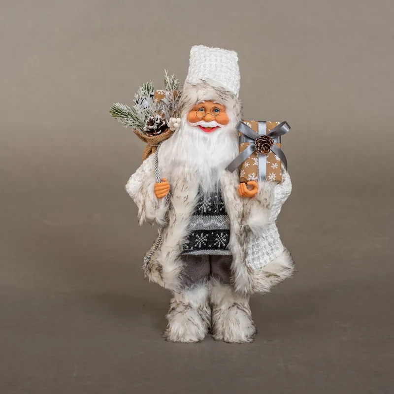 Vánoční dekorace 40 cm Santa Nová Kolekce