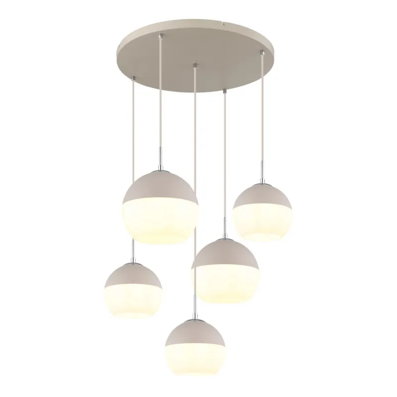 Ověřený Globo - Lustr na lanku 5xE27/60W/230V