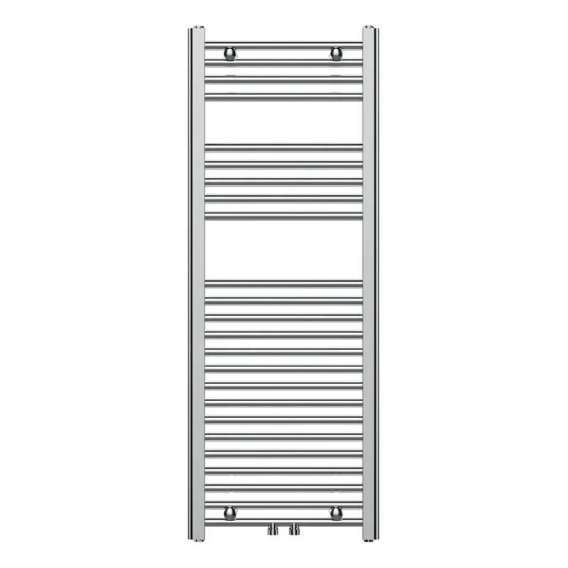 Novinka Novaservis - Koupelnový žebříkový radiátor 318W/230V 120x45 cm lesklý chrom rovný