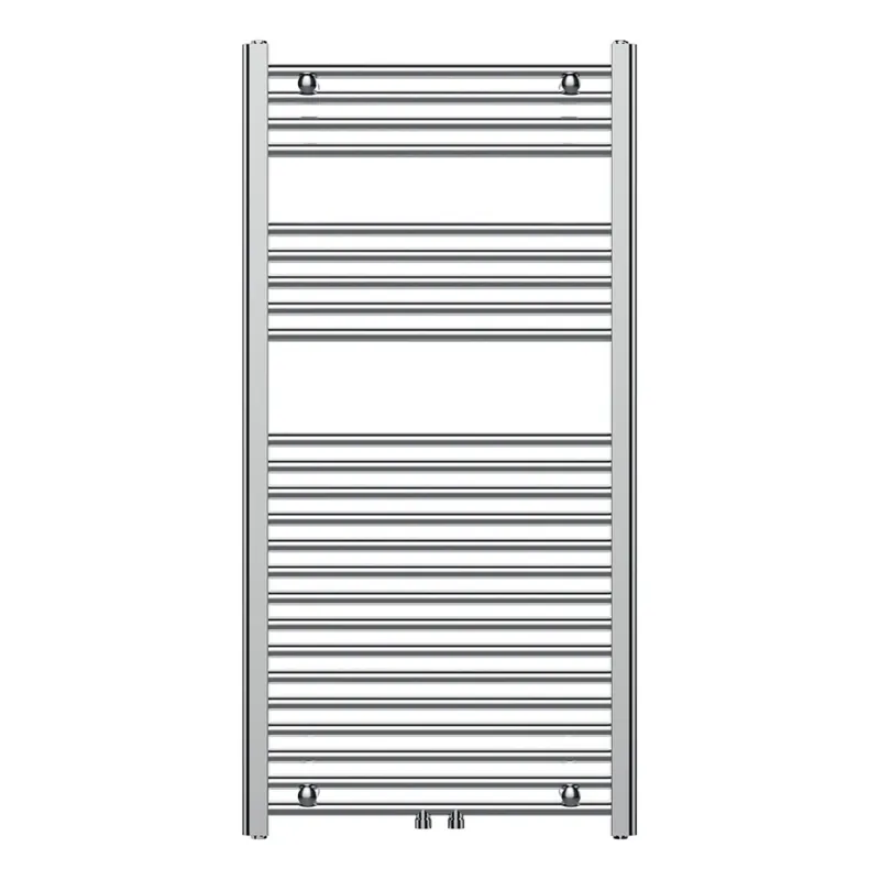 Originální Novaservis - Koupelnový žebříkový radiátor 423W/230V 120x60 cm lesklý chrom rovný