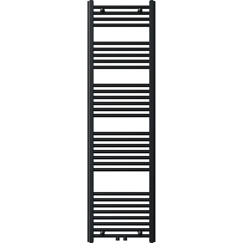 Novaservis - Koupelnový žebříkový radiátor 648W/230V 160x45 cm černá rovný Aktuální