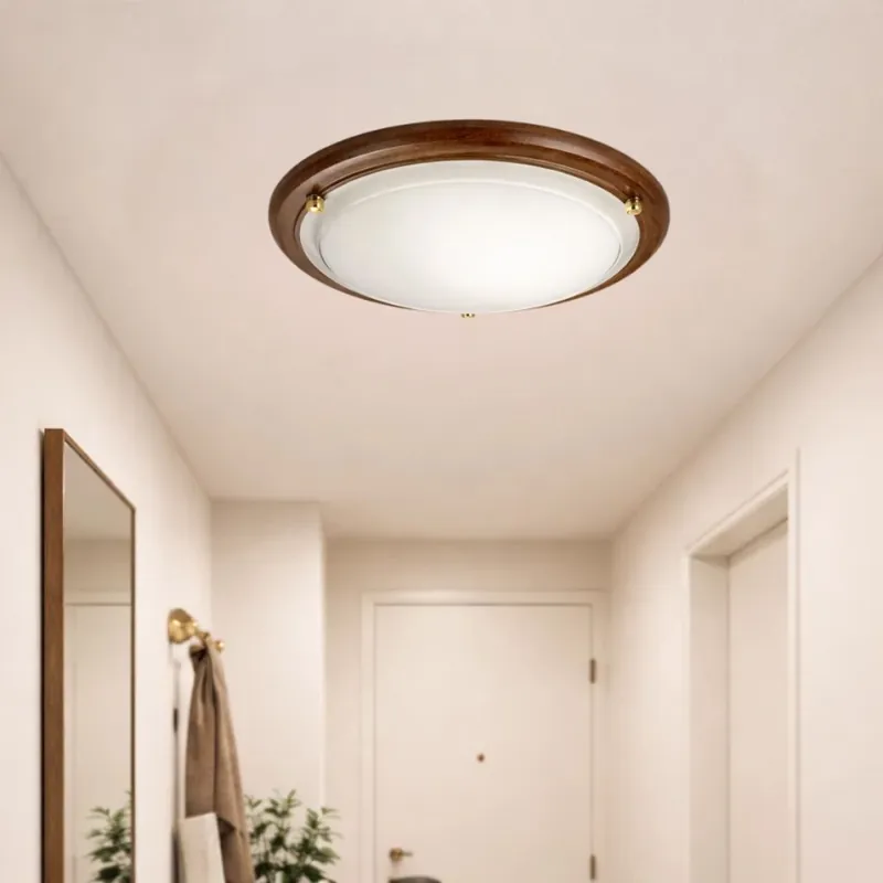 Nízká Cena Brilagi - Stropní svítidlo ORBIS 1xE27/60W/230V pr. 30 cm borovice
