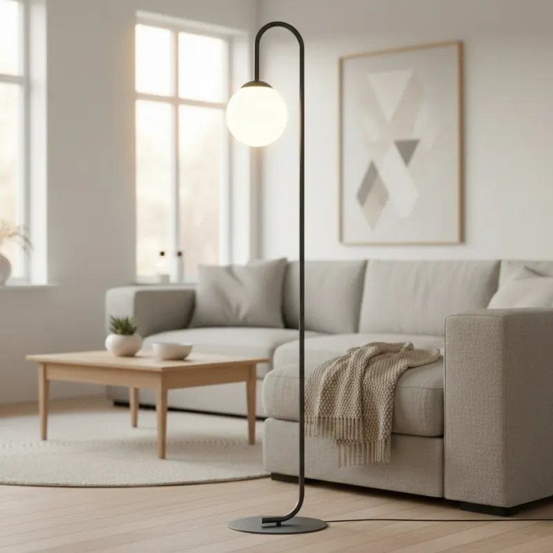 Stojací lampa FLOR 1xE14/10W/230V černá Speciální Cena