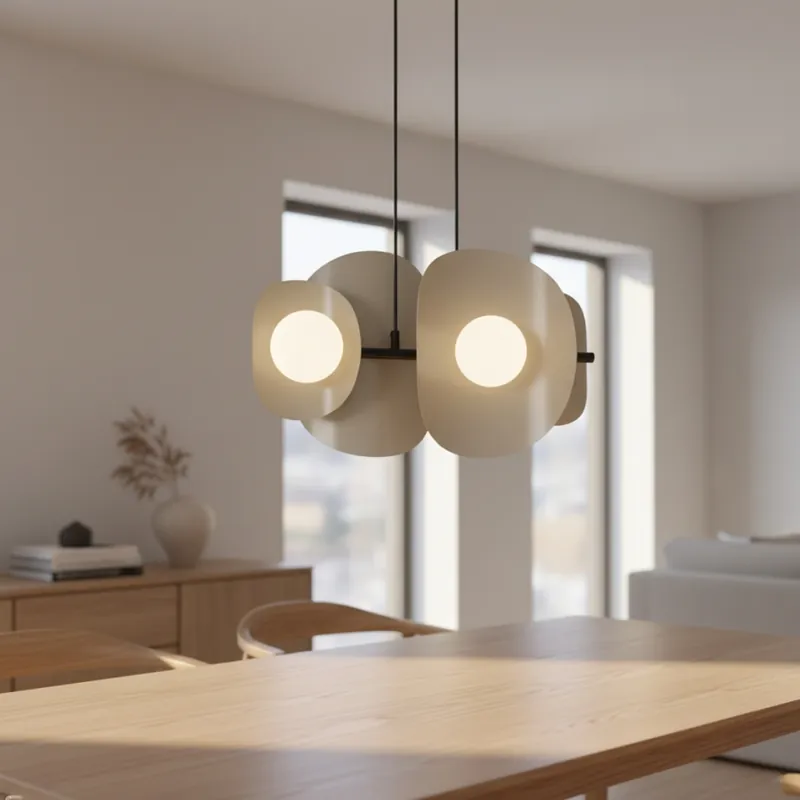 Lustr na lanku ELEMENTI 4xG9/8W/230V béžová Tovární Cena